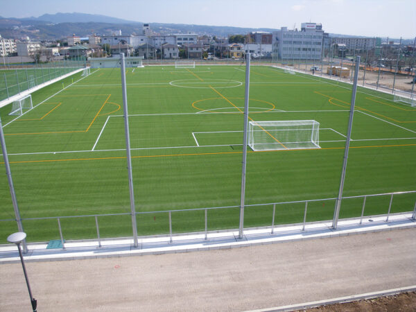 大村市多目的スポーツ広場人工芝敷設工事（2工区）